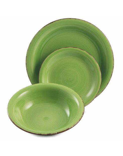 Set de vajilla multicolor Baita - 18 piezas