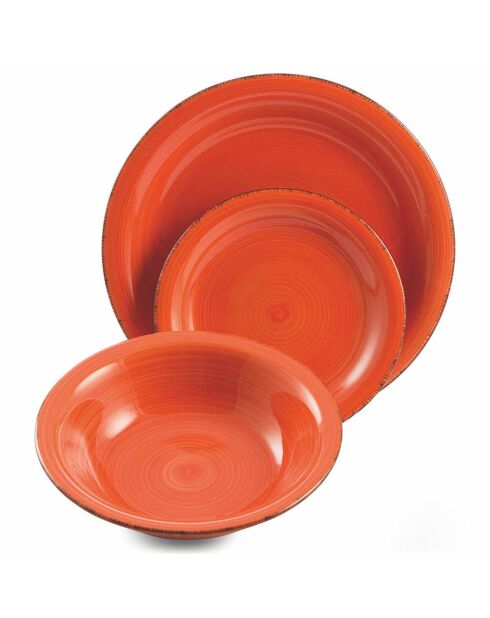 Set de vajilla multicolor Baita - 18 piezas