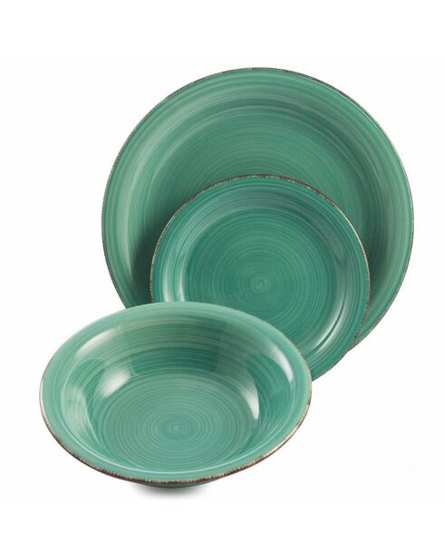 Set de vajilla multicolor Baita - 18 piezas