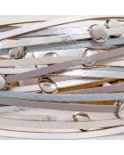 Manchette Linos gris/argenté