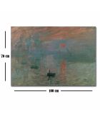 Claude Monet Reproduktionsgemälde mehrfarbig - 70x100 cm