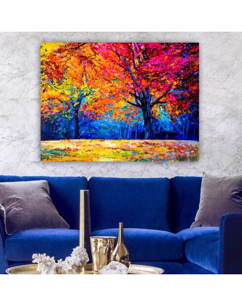 Tableau sur toile décoratif multicolore - 70x100 cm