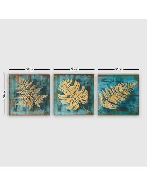 Tavola decorativa multicolore in 3 pezzi - 900 cm