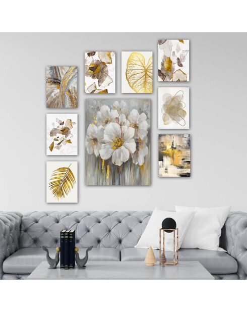 Tableau décoratif 9 pièces multicolore