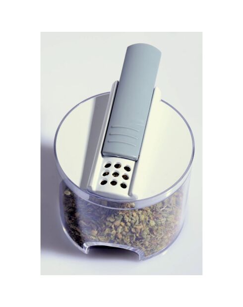 5 weiße Gewürzdosen - 12x5 cm