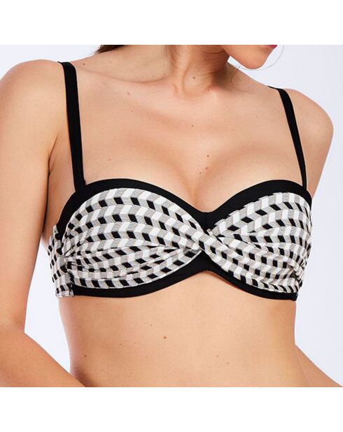 Haut de Maillot Erena Mystik bandeau noir