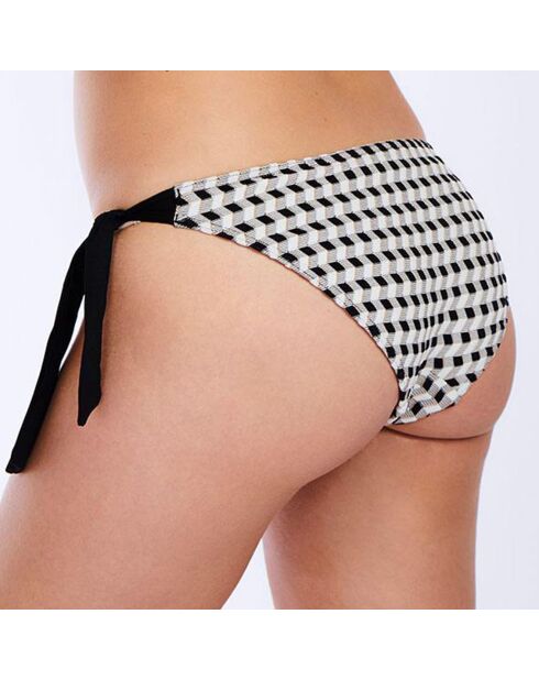Bas de Maillot culotte Juste Mystik noir/blanc