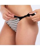 Bas de Maillot culotte Juste Mystik noir/blanc