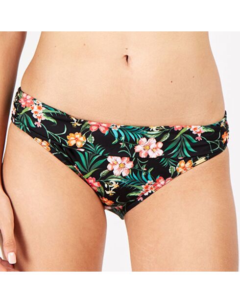 Bas de Maillot culotte Mauve Agualina noir/multicolore