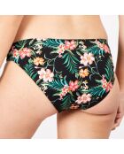 Bas de Maillot culotte Mauve Agualina noir/multicolore