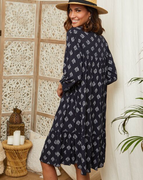 Robe Inaya bleu marine