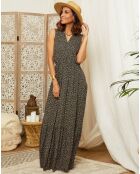 Robe Louisa bleu marine
