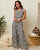 Robe Louisa bleu marine