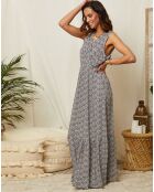 Robe Louisa bleu marine