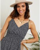 Robe Agathe bleu marine