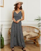 Robe Agathe bleu marine