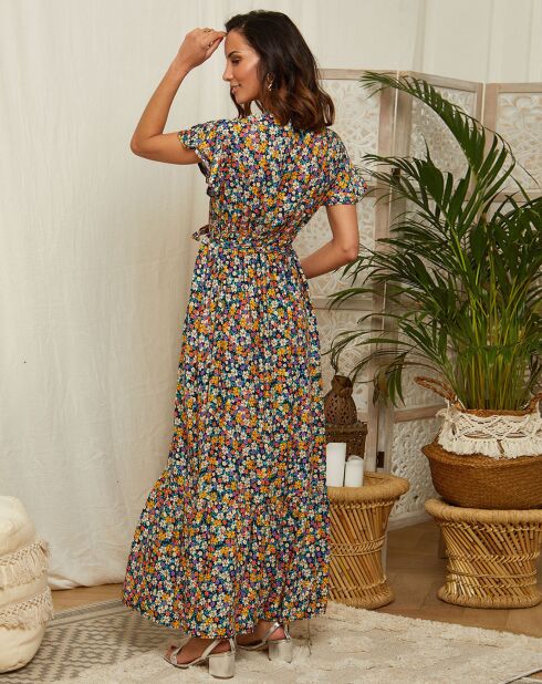 Robe Theresa bleu marine