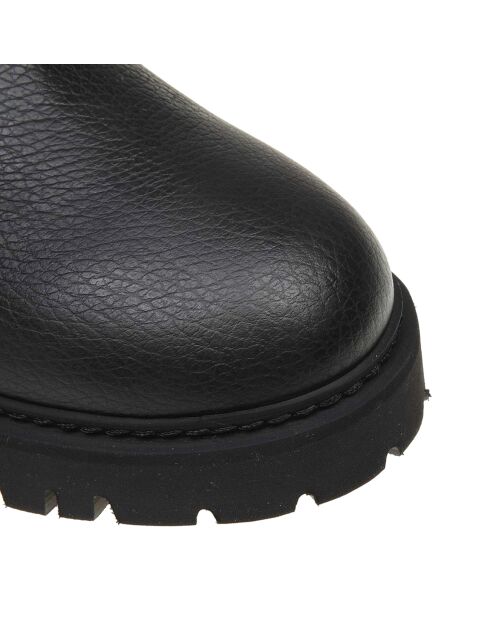 Boots en Cuir Rio noires