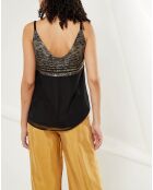 Top Roza noire