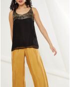 Top Roza noire