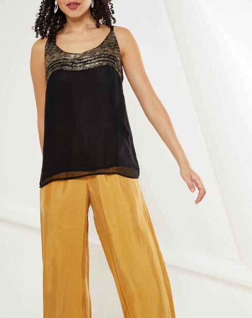 Top Roza noire