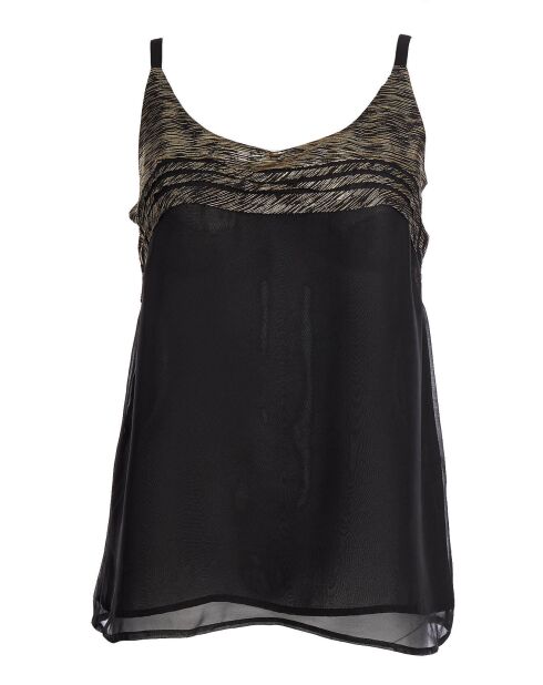 Top Roza noire