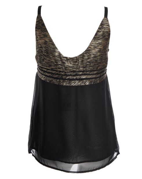 Top Roza noire