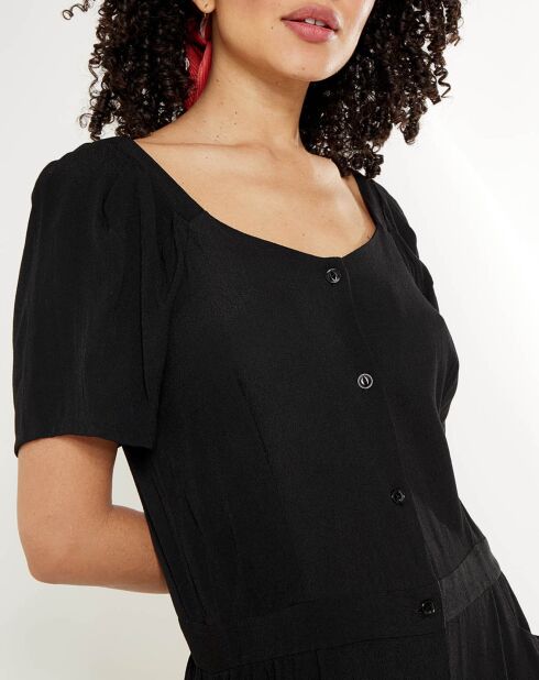 Zwarte jurk Quitterie