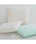 Oreiller à mémoire de forme bio blanc - 60x60 cm