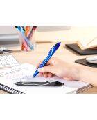2 Recharges stylo encre gel Gel-ocity Quick Dry noires - 0.7 cm