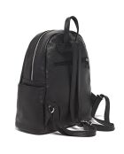 Schwarzer Acia-Lederrucksack - 24x31x13cm