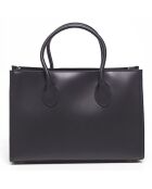 Bolso de piel Ynell negro - 34x24x11 cm