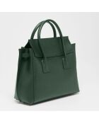 Borsa Jane in pelle verde scuro - 36x35x24 cm