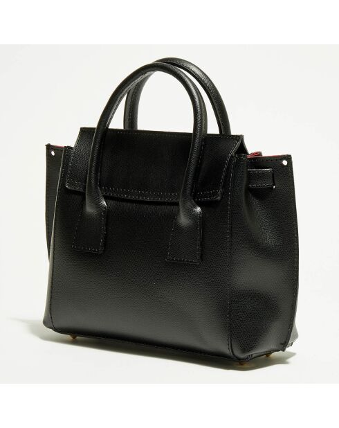 Borsa a mano in pelle nera Jany - 25x19x7 cm