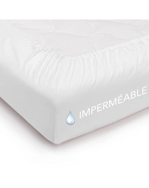 Protège-matelas blanc