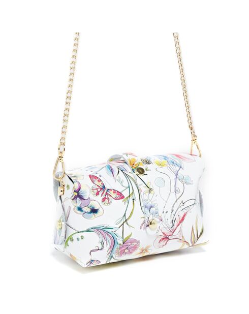 Sac bandoulière en Cuir Zephyrf multicolore - 16x10x9 cm