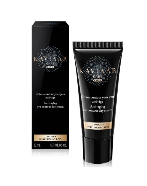 Crème contour yeux jour anti-âge au caviar & acide hyaluronique 15 ml