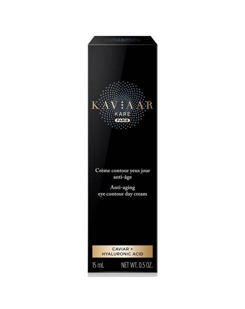 Crème contour yeux jour anti-âge au caviar & acide hyaluronique 15 ml