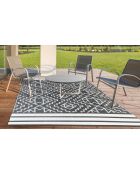 Tapis extérieur inca gris/blanc - 160x240 cm