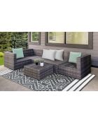 Tapis extérieur inca gris/blanc - 160x240 cm