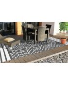 Tapis extérieur inca gris/blanc - 160x240 cm