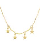 Collier Sherazade en laiton doré
