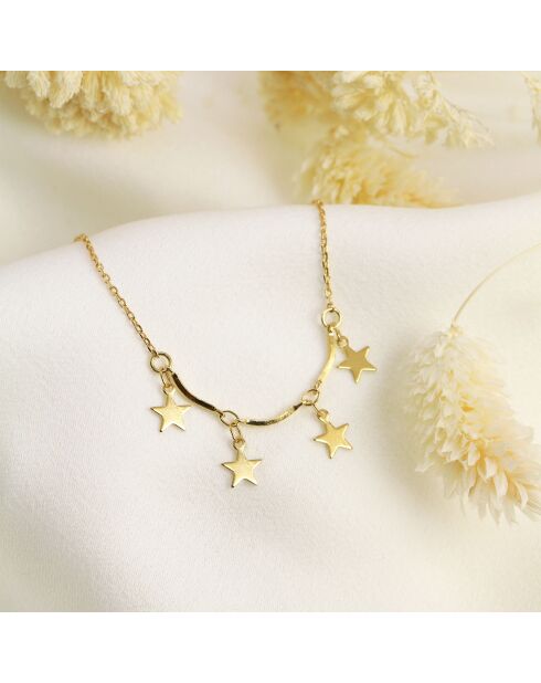 Collier Sherazade en laiton doré