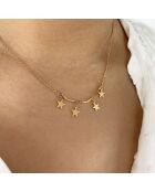 Collier Sherazade en laiton doré