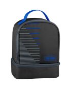 Sac isotherme Lunchbox 2 compartiments bleu - 4.5 L