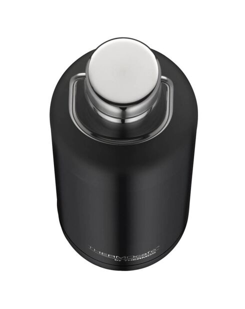 Isolierte schwarze Flasche Traveler - 50 cl