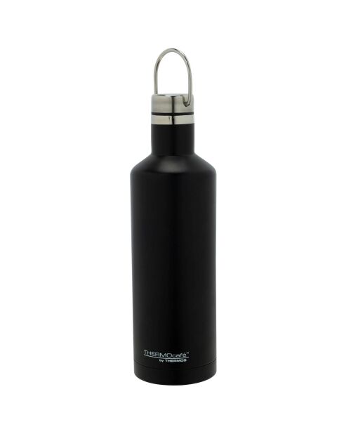 Bouteille isotherme Traveler noire - 50 cl