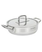 Sauteuse induction inox avec couvercle grise - D.32 cm