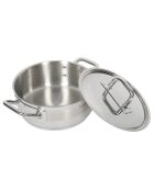 Faitout induction inox gris - D.38 cm