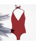 Maillot de Bain 1 pièce Beach bordeaux